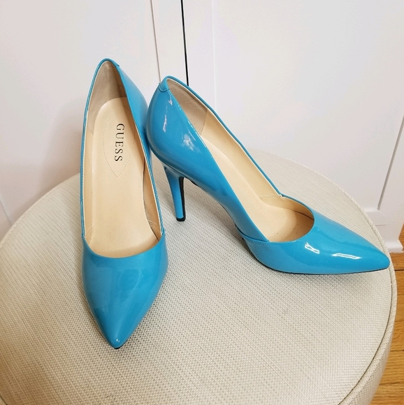 Guess Shoes - Guess Blue High Heel Shoes
